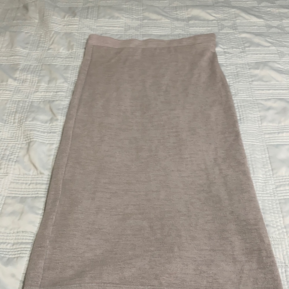 Knit pencil skirt